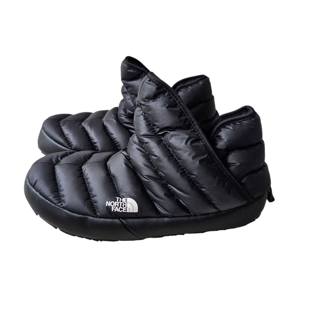 North Face Womens ThermoBall Eco Traction Bootie Size 10 Black Insulated EUC
